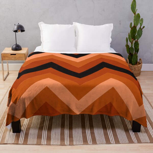 Item preview, Retro Chevron Pattern | Burnt Orange Mid Century Modern Geometric Design designed and sold by Vileprint.