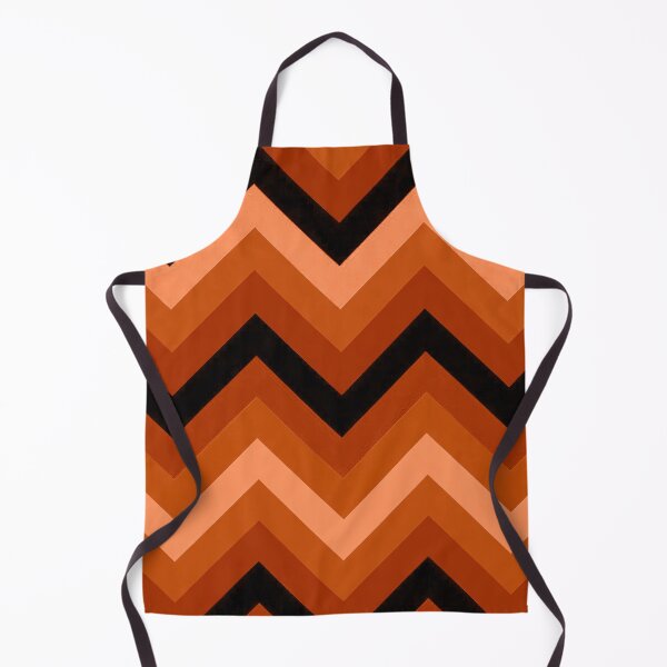 Item preview, Retro Chevron Pattern | Burnt Orange Mid Century Modern Geometric Design designed and sold by Vileprint.
