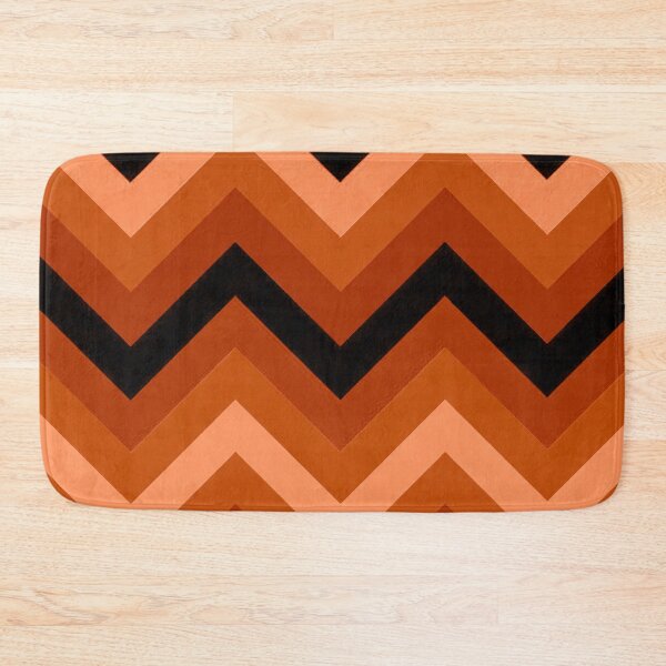 Item preview, Retro Chevron Pattern | Burnt Orange Mid Century Modern Geometric Design designed and sold by Vileprint.