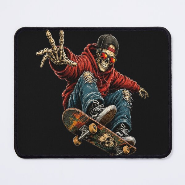 Item preview, Skeleton Skater Retro Skateboarder designed and sold by Cute & Sassy Custom Gifting Boutiques.