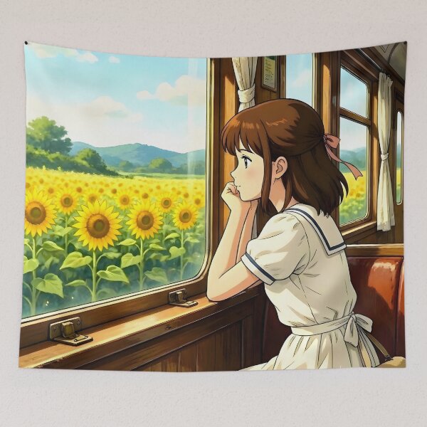 Item preview, Summer Memories - Nostalgic Anime Train designed and sold by Dhenin Studio.