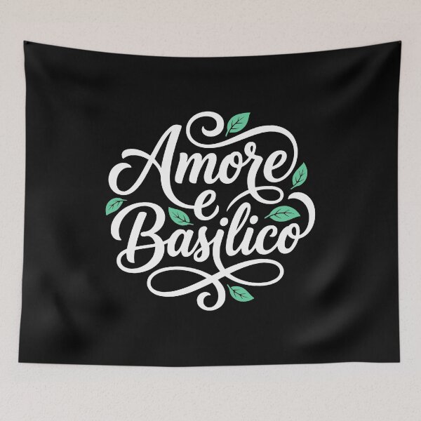 Item preview, Amore e Basilico Italian Love Basil Foodie designed and sold by AntiqueImages.