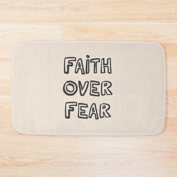 Item preview, Faith Over Fear: Minimalistic Boho Christian Bible Study Typography Art designed and sold by oneofthesedayys.