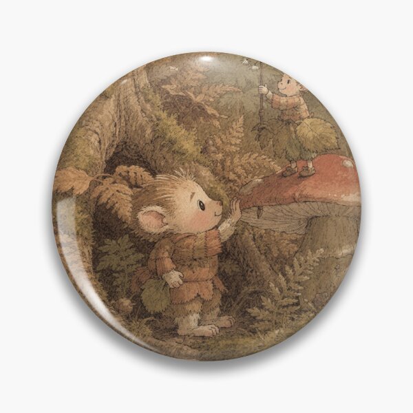 Item preview, Toadstool Sprite Tuning a Dandelion Weather-Vane Storybook Art designed and sold by PictorialWhimsy.