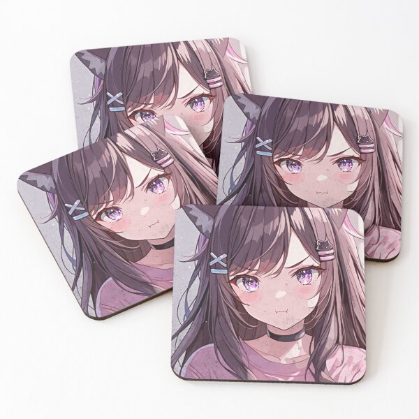 Item preview, Cute Angry Kitten Anime girl, Kawaii , Japenese girl designed and sold by ErradoArtIta.