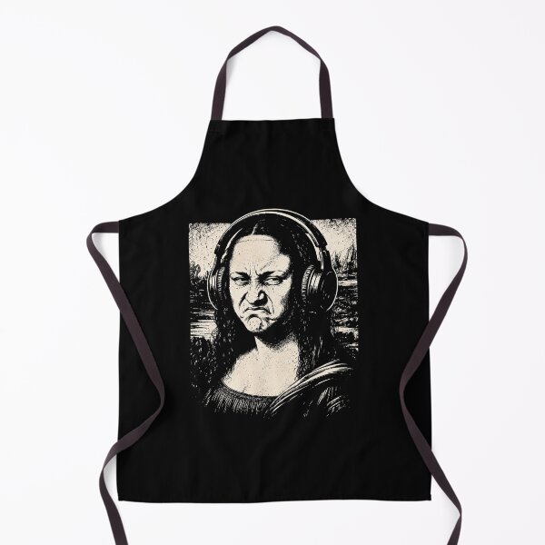 Item preview, Mona Lisa Bass Face Funny Music Lovers DJs Producers designed and sold by Doodletext.