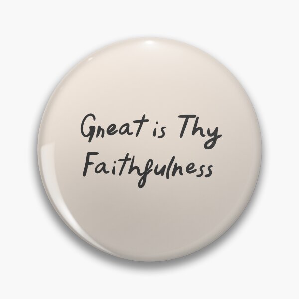 Item preview, Great Is Thy Faithfulness: Minimalistic Christian Bible Study Decor designed and sold by oneofthesedayys.