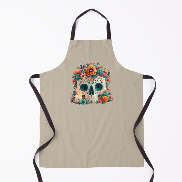 Item preview, Dia de Muertos Sugar Skull Candle | Mexican Folk Art designed and sold by MythicMood.