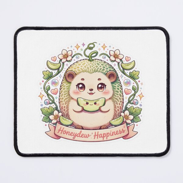 Item preview, Honeydew Happiness Kawaii Honeydew Hedgehog T-Shirt – Cute Melon Animal Sticker Gift for Hedgehog Lovers, Cozy Girls & Cottagecore Fans designed and sold by GemBob Creations.