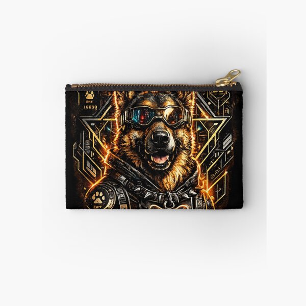 Item preview, Cyber Shepherd | German Shepherd Streetwear Graphic | Futuristic Dog Art T-Shirt designed and sold by TeeVibeHaus.