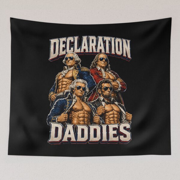 Item preview, Declaration Daddies American History Muscle Humor designed and sold by Marblaes00.