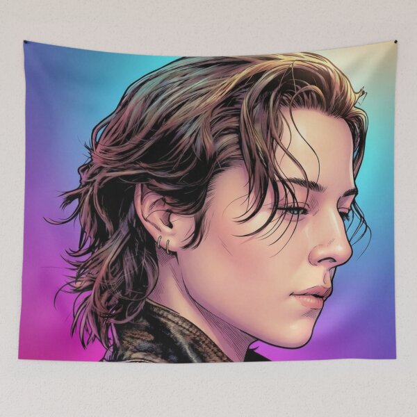 Item preview, THEY Sci Fi Dragon Tv Series Lgbtq+ Sapphic WLW Home Decor Poster Print Art Comic Pride  designed and sold by Mind Space.