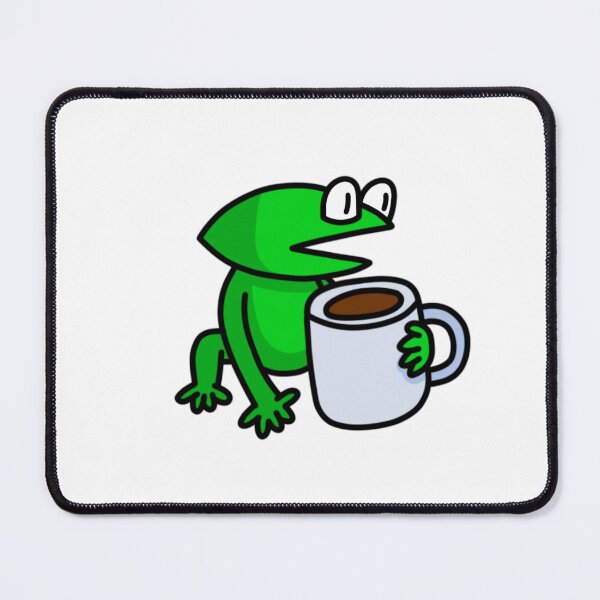 Item preview, frog drinking tea designed and sold by TheCoolestGuyAroundTown.