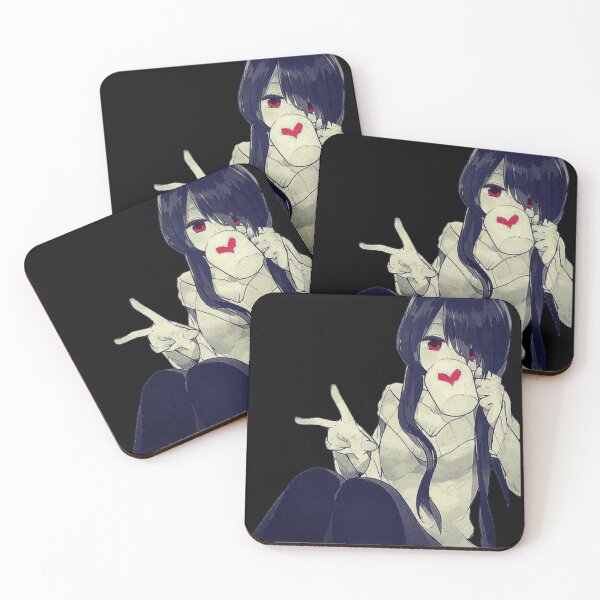 Item preview, Anime girl drinking coffee , Coffee lovers designed and sold by ErradoArtIta.
