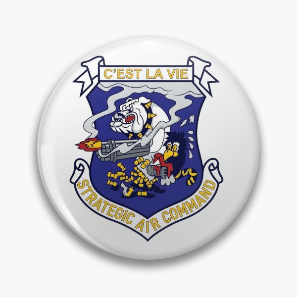 Item preview, Strategic Air Command "C'est La Vie" Bomber Squadron Emblem designed and sold by CharlieDesings.