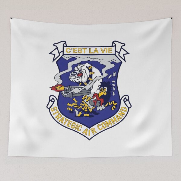 Item preview, Strategic Air Command "C'est La Vie" Bomber Squadron Emblem designed and sold by CharlieDesings.