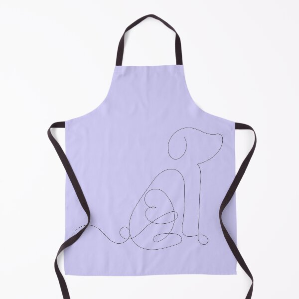Item preview, Continuous Line Dog with Heart Illustration designed and sold by BuckaBaby.