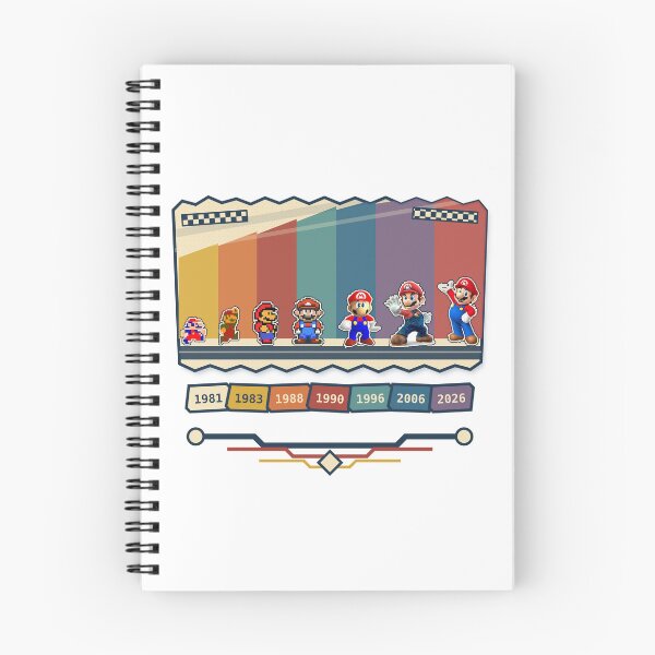 Item preview, Mario Through the Years designed and sold by madkeenoff.