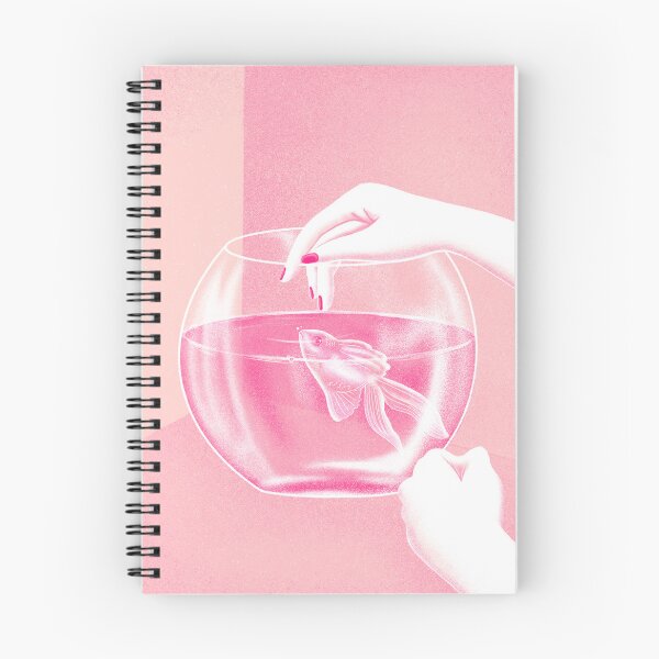 Item preview, Surreal Pink Goldfish Bowl Art Print designed and sold by sunnivamla.