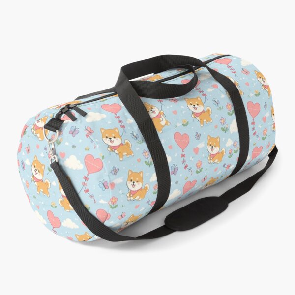 Item preview, Shiba Inu Love Kite Kawaii Pattern designed and sold by Soft Berry Studio.
