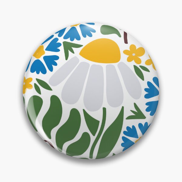 Item preview, Scandinavian Folk Floral Pattern designed and sold by chyzh-arts.