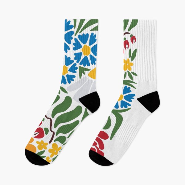 Item preview, Scandinavian Folk Floral Pattern designed and sold by chyzh-arts.