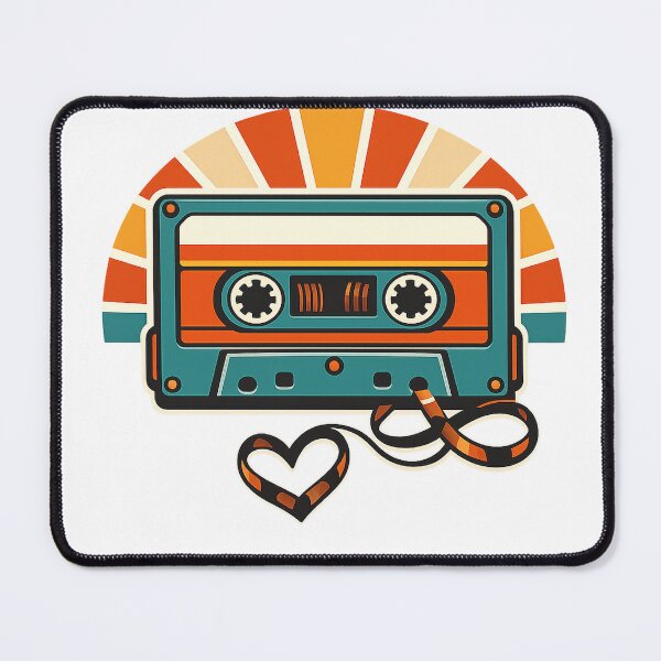 Item preview, Groovy Retro Cassette Tape Mixtape Nostalgia designed and sold by eignvalue.