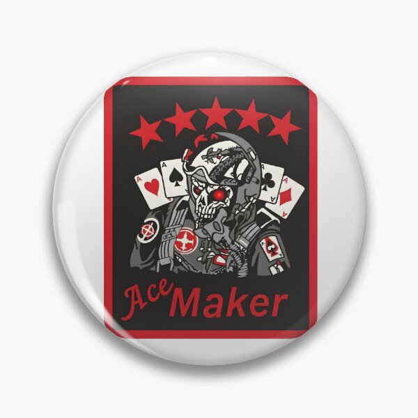 Item preview, "Ace Maker" Military Aviation Commemorative Emblem designed and sold by CharlieDesings.