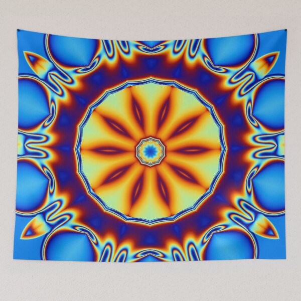 Item preview, Electric Bloom Mandala designed and sold by ccheckcheckk.