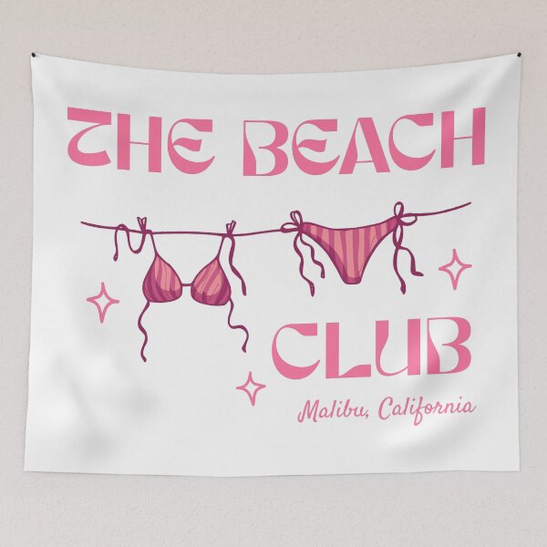 Item preview, the beach club in pink designed and sold by sol tide.