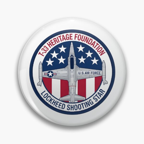 Item preview, T-33 Heritage Foundation Lockheed Shooting Star Emblem designed and sold by CharlieDesings.
