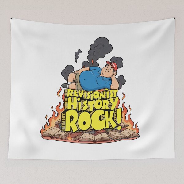 Item preview, Revisionist History Rock Funny Political Satire Graphic designed and sold by Deviant Logic Design.