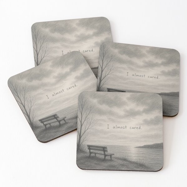 Item preview, I almost cared. designed and sold by CinemaChronik.