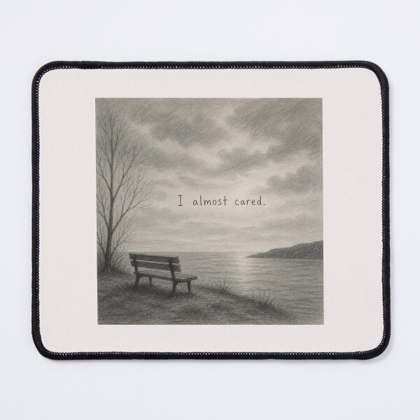Item preview, I almost cared. designed and sold by CinemaChronik.