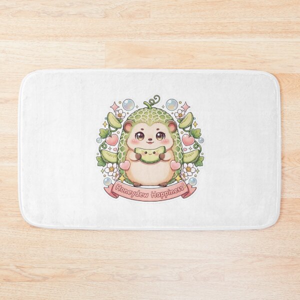 Item preview, Honeydew Happiness Kawaii Honeydew Hedgehog T-Shirt – Cute Melon Animal Sticker Gift for Hedgehog Lovers & Cottagecore Fans designed and sold by GemBob Creations.