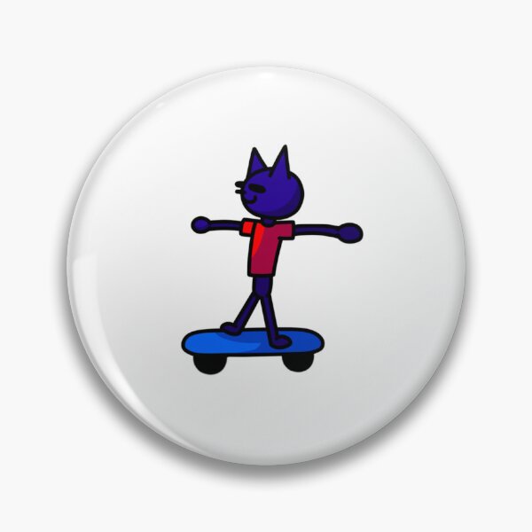 Item preview, cat on skateboard designed and sold by TheCoolestGuyAroundTown.