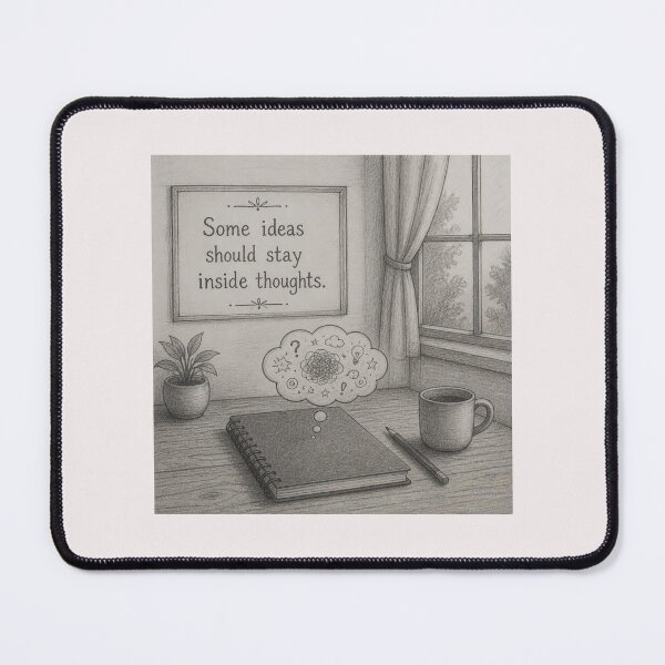 Item preview, Some ideas should stay inside thoughts. designed and sold by CinemaChronik.