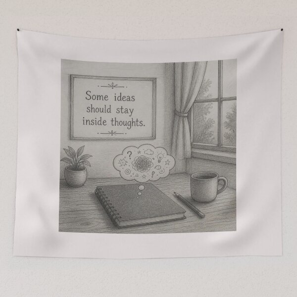 Item preview, Some ideas should stay inside thoughts. designed and sold by CinemaChronik.
