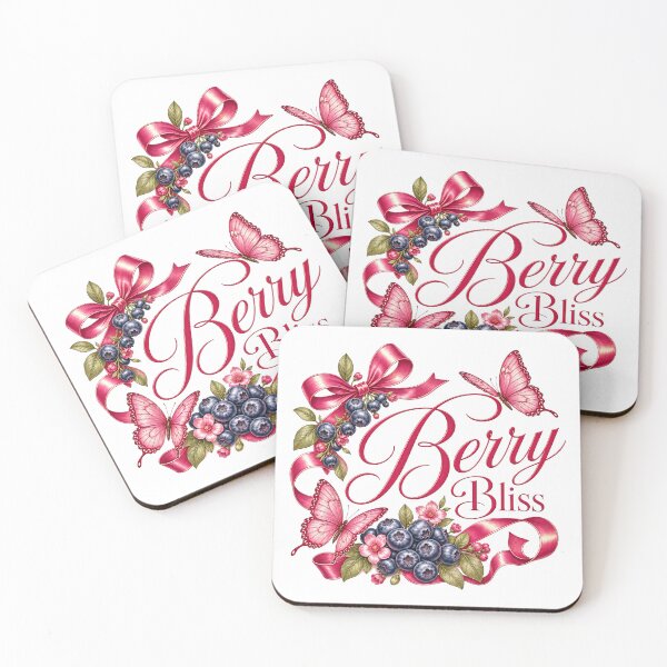 Item preview, Berry Bliss Blueberry Floral Design designed and sold by QuirkyCloud Designs.