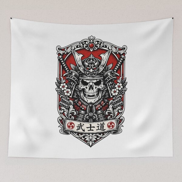 Item preview, Art - Stylized Japanese Warrior, Tribute to the Way of Bushido designed and sold by AnimeShin.