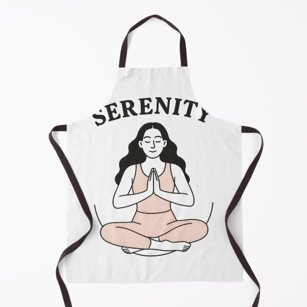 Item preview, Serenity Yoga Meditation Woman Line Art designed and sold by BeverlyBooks.