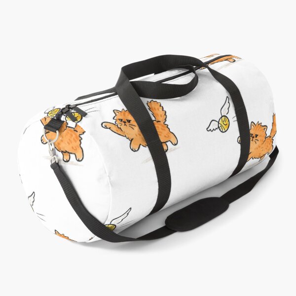 Item preview, Crookshanks Orange Cat Chasing After Golden Snitch designed and sold by pixiedustpaint.