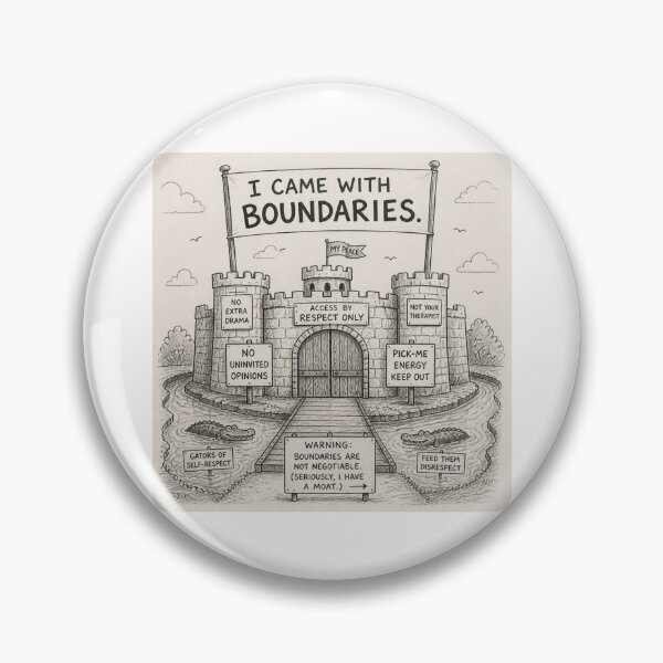 Item preview, I came with boundaries designed and sold by CinemaChronik.