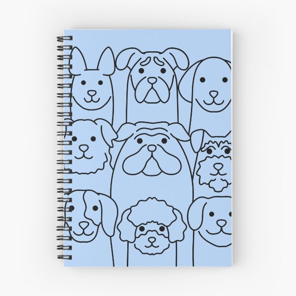 Item preview, Cute Dog Breeds Group Line Art designed and sold by BuckaBaby.