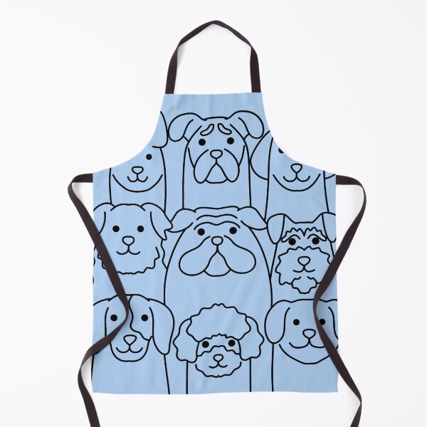 Item preview, Cute Dog Breeds Group Line Art designed and sold by BuckaBaby.