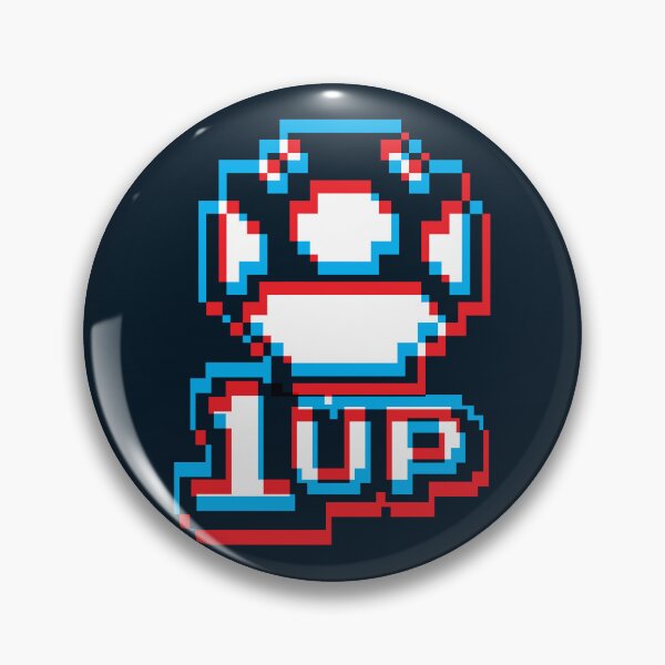 Item preview, 1up Mushroom 3D 2 - Dark designed and sold by animinimal.