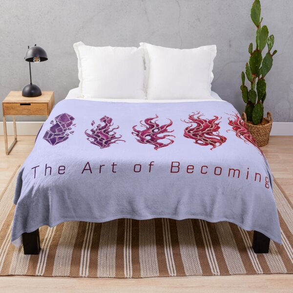 Item preview, The Art of Becoming – Crystal to Flame Abstract Transformation Design designed and sold by puzzell.