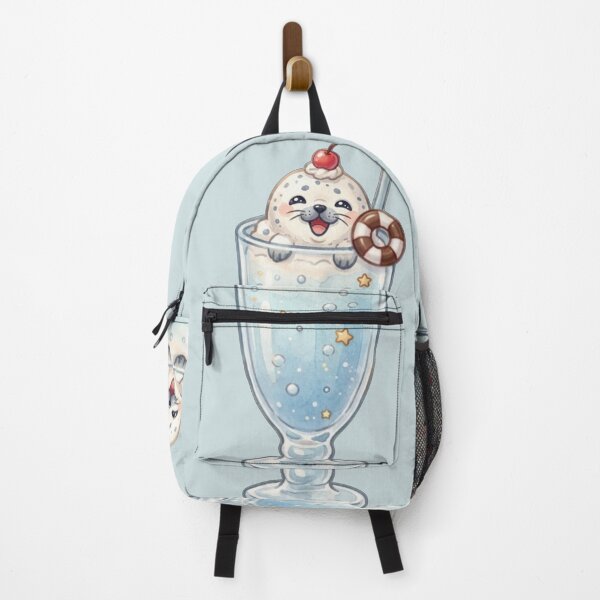 Item preview, "Seal Ice Cream Float" Blue Soda designed and sold by Megaera8.