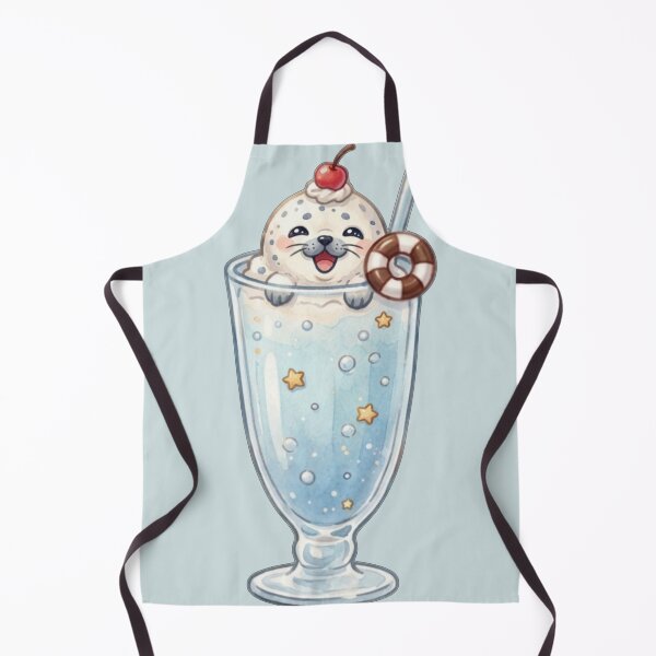 Item preview, "Seal Ice Cream Float" Blue Soda designed and sold by Megaera8.