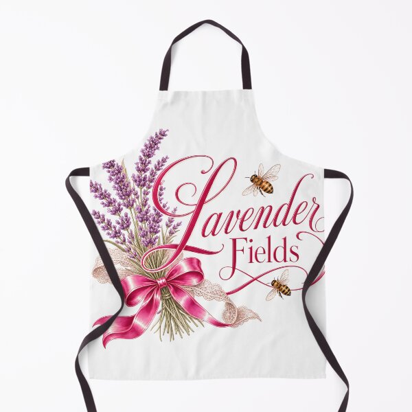 Item preview, Lavender Fields Bee Floral Design designed and sold by QuirkyCloud Designs.